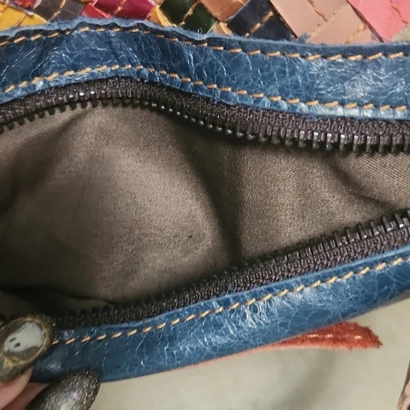 Multicolor leather purse - Picture 4 of 10